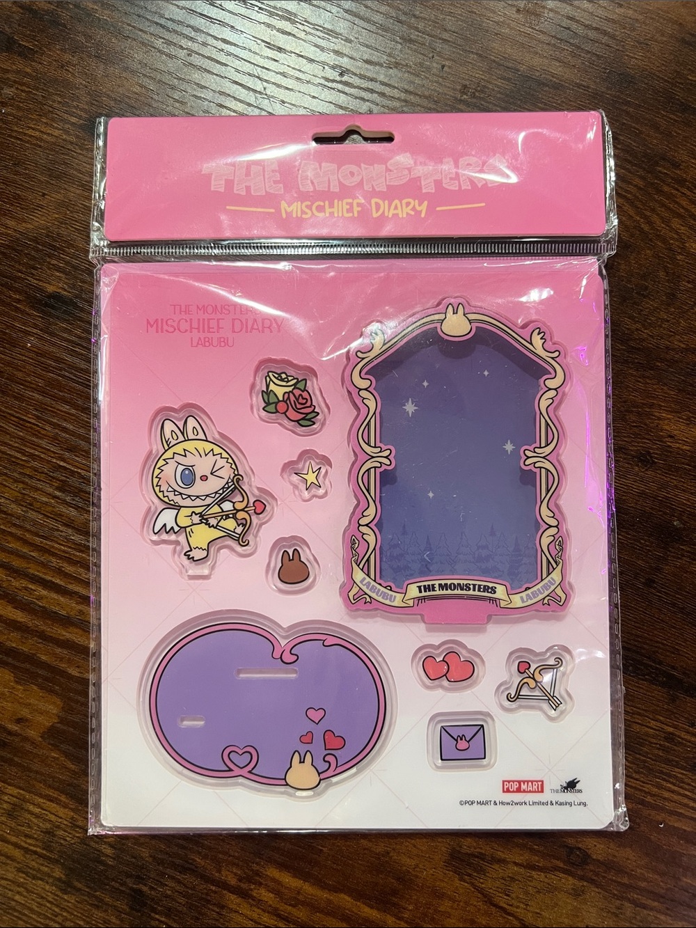 The Monsters Mischief Diary Display- Pink & Purple